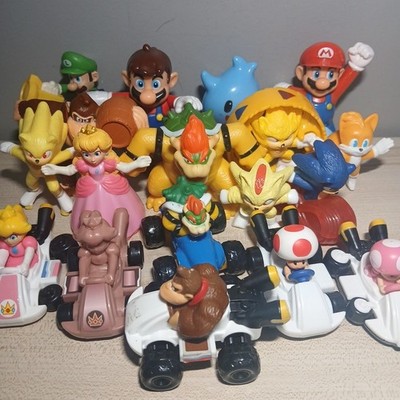 HUGE LOT Super Mario Bros Sonic Toys Figures McDonalds Happy Meal Nintendo Sega