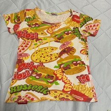 Initial HYSTERIC GLAMOUR Hamburger T-Shirt Potato Pizza