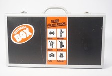 Vintage Metal Case Universal Box Tool Box Case Tin 70s 80s 42x25 cm