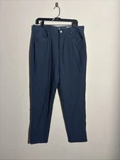 EUC MEN’S WOOLLY MERINO PANTS LONGHAUL SIZE 34 WAIST 32 LENGTH BLUE 34x32