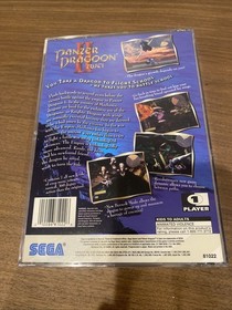 Panzer Dragoon II Zwei (Sega Saturn, 1996) CIB w/Manual, Reg Card, Foam + Case