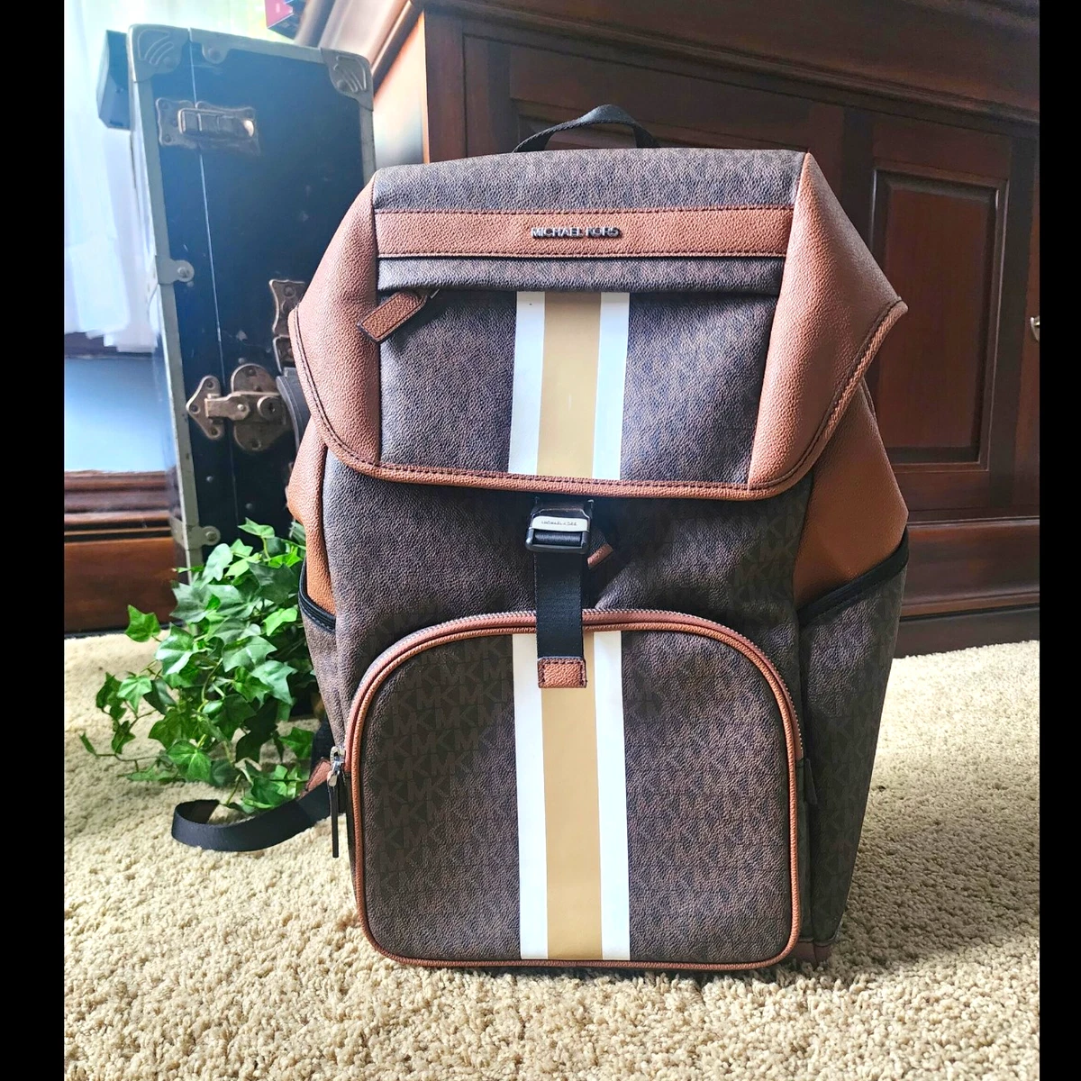Michael Kors Backpack Striped Bags & Handbags for Women for sale