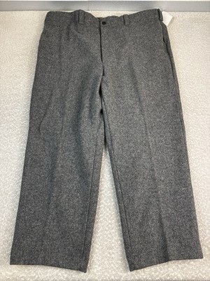 VTG LL Bean Heavy Wool Pants Mens Size 46x30 Hunting Field Trousers