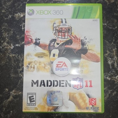 XBOX 360 Madden 2011 Drew Brees NFL Football Video Game EA Sports