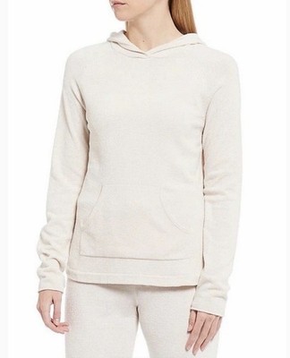 NWT Barefoot Dreams Sz M Cozy Chic Ultra  Lite Pullover Hoodie Sand Dune