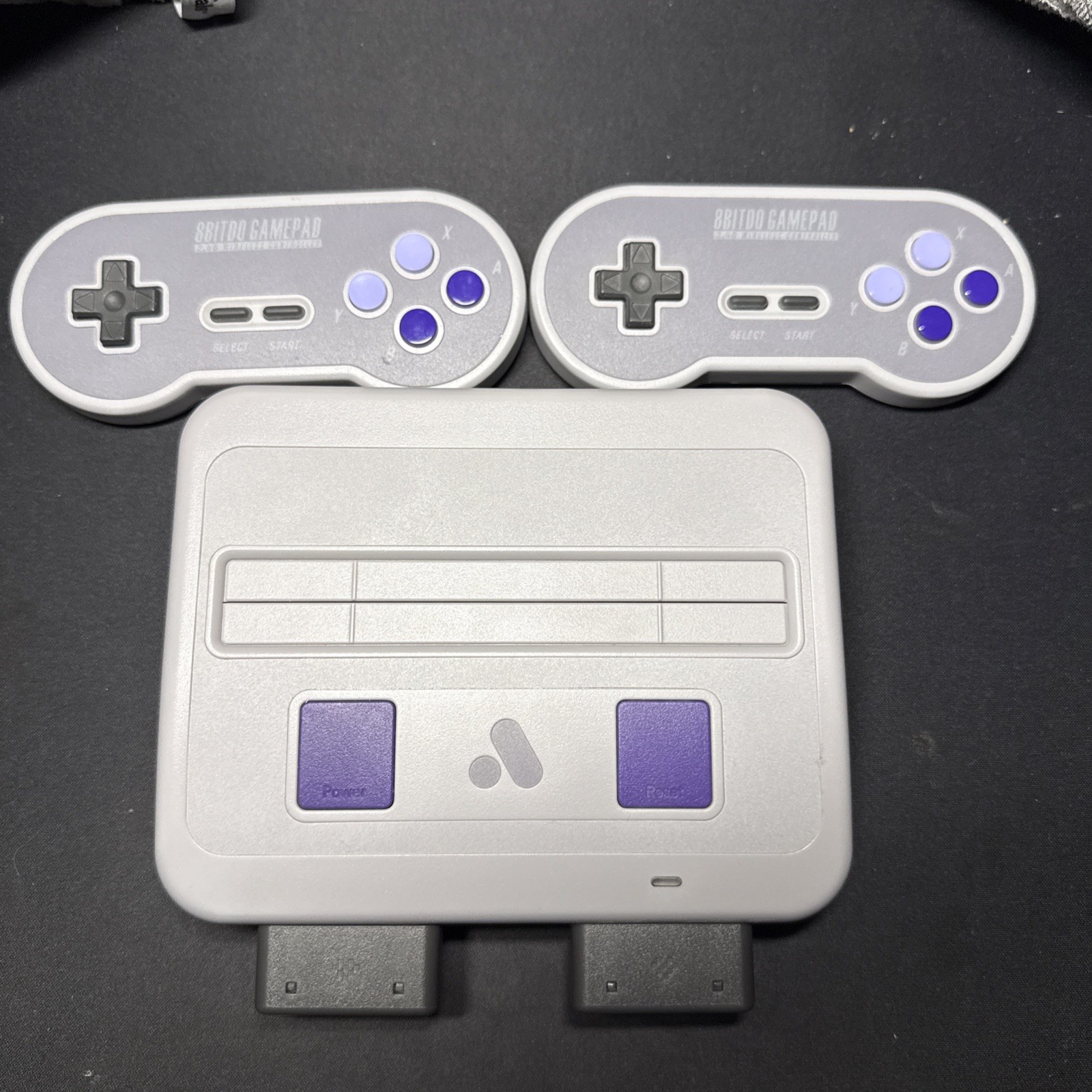 Analogue Super NT (SNES) - White/purple. Used.