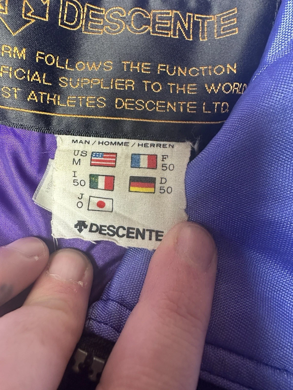 descente colorblock winter ski puffer 90s 80s jacket
