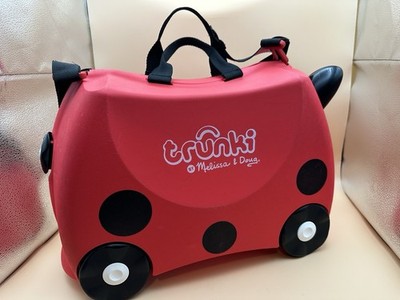   Melissa and Doug Trunki Ladybug Ride On Luggage Child Happy Travel   