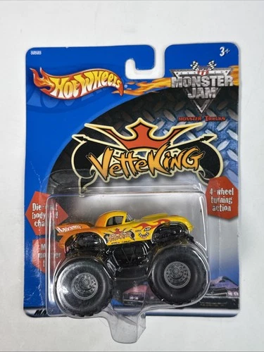 Vintage Monster Jam Hot Wheels VETTE KING MONSTER TRUCK 2000 50585