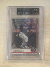 2019 Topps Chrome Luis Arraez BGS 10 Black Label Pristine Rookie RC #45 Sh