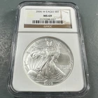 2006-W Burnished Silver Eagle NGC MS69 (89720)