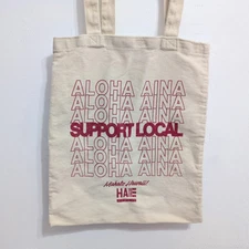 HAE Hawaii aloha aina tote bag purse  Support Local New Washed