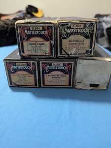 Vintage pianola rolls set of x5 lot 3