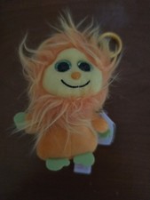 Ty Frizzys Tang Beanie Boo Eyes Sparkly Soft Monster Plush Keychain Clip 2015 VG