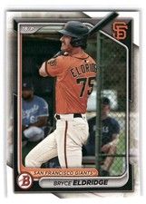 Bryce Eldridge 2024 Bowman Baseball #BP-134 San Francisco Giants Prospects
