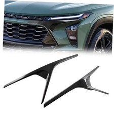 2PCS Front Grille Insert Trim Compatible With 2024 2023 Chevy Trax Front Grill