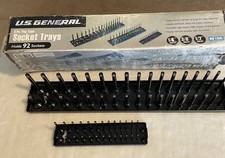 Metric Socket Storage Tray Organizer Peg Type Holder U S General 2 Trays Only