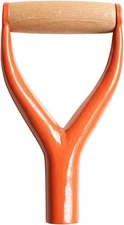 Saycker Shovel D Grip Handle,Metal Replacement Handle with Orange 