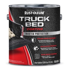 Rust-Oleum Automotive Truck Bed Coating, Black, Gallon - 342669