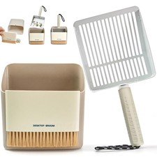 Metal Cat Litter Scooper with Holder, Stainless Steel Metal Litter Scoop Incl...