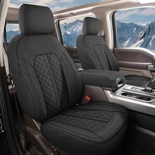 Tecoom Tacoma Car Seat Cover Leather Front Seats Covers Waterproof Automotive