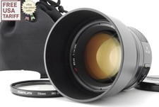 MINT w/Hood,Case Minolta AF 85mm f1.4 Lens For Sony A Alpha Mount From JAPAN