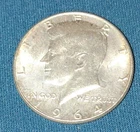 90% Silver Kennedy Half Dollar 1964 $0.50 Face Value Circulated USA Coin