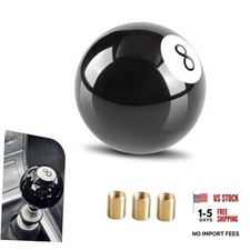 Car Gear Stick Handle, 2.16" Billiard Ball, 8-Shaped Manual Shift Knob with Disc