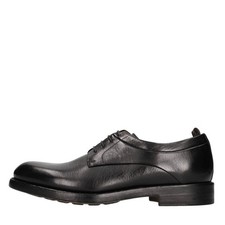 8294 CERVO COWHIDE Lace Up RED Men Black Amv08 red