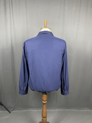 Chaqueta de bombardero Harrington Polo Ralph Lauren para hombre con cuello azul talla L - Imagen 7 de 13
