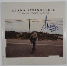 Alana Springsteen JSA Autograph Signed Album Vinyl Record I Hope This Helps