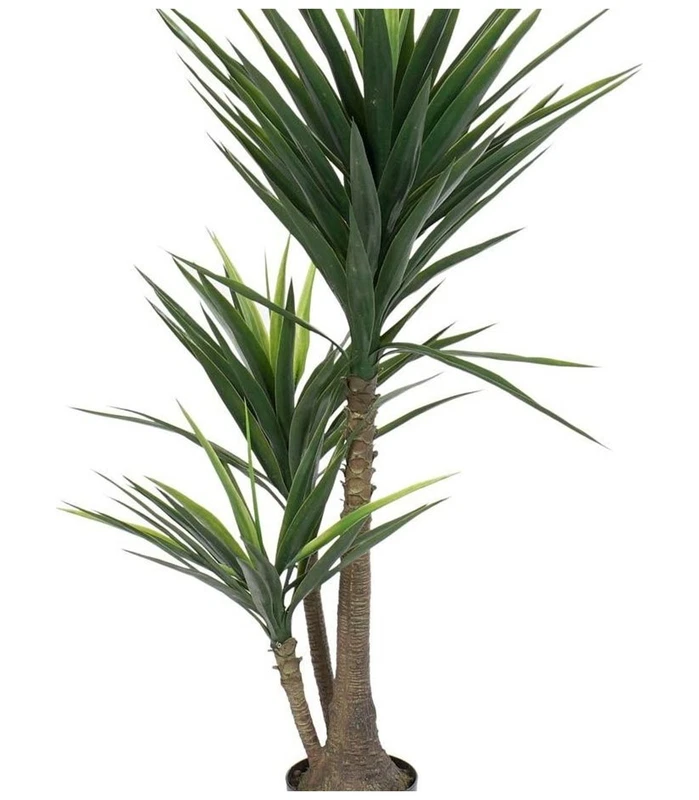 Pianta Artificiale Palma Finta 150 cm in Vaso Decorativa Interno Casa Ufficio, fotografia 6 di 9
