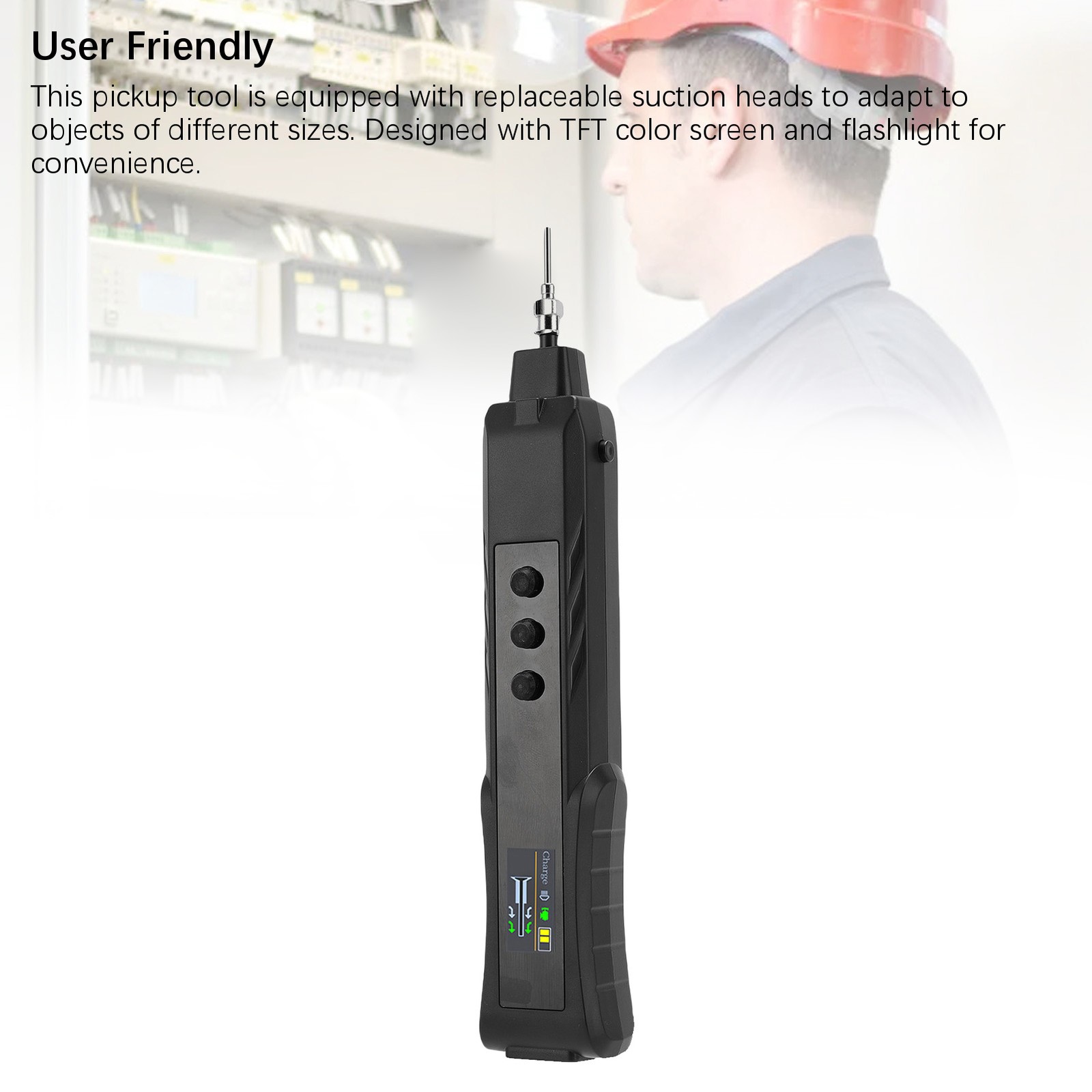 Electric Vacuum Suction Pen Strong Adsorption Force TFT Color Screen Vacuum