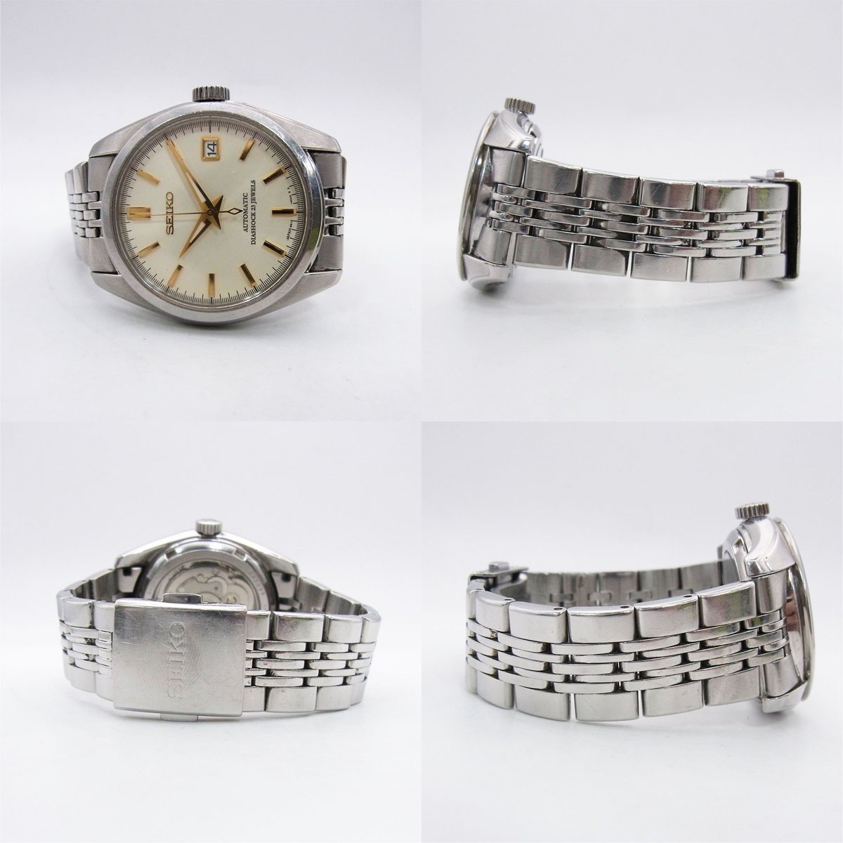 Seiko 6R15-00A0 Spirit Mechanical Skeleton Automatic Wristwatches