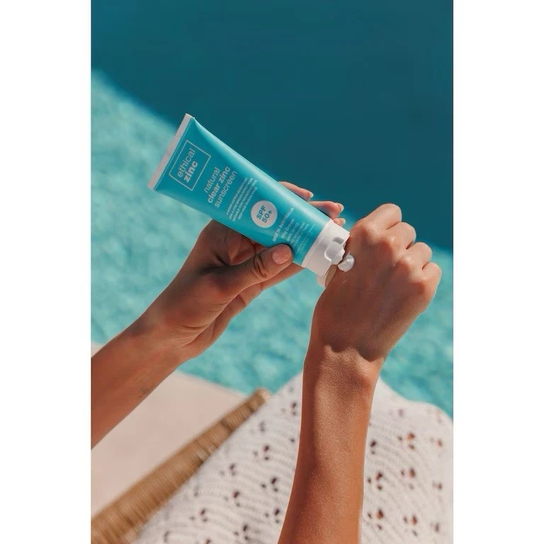 Ethical Zinc SPF50+ Natural Clear Zinc Sunscreen Sensitive & Reef Safe Mineral - image 3 of 4