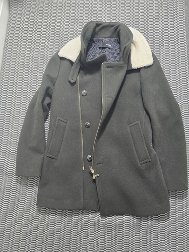VETEMENTS Cappotto uomo PeaceBird foderato lana verde taglia XL
