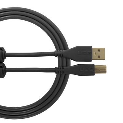 Ultimate USB Cable   USB 2.0 AB   HighSpeed, Audiooptimiert   Schwarz, Gerade...