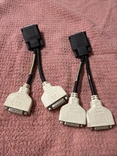 Lot Of 2 Dell Molex CN-0H9361-52204-1B7-1926 Dual DVI Splitter Cables