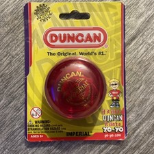 DUNCAN IMPERIAL YO-YO - THE ORIGINAL WORLDS 1 YOYO - RED - BRAND NEW 
