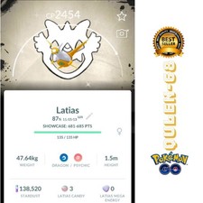 Pok mon Go - Shiny Latias special Background Go fest 2026 - Trade Registered