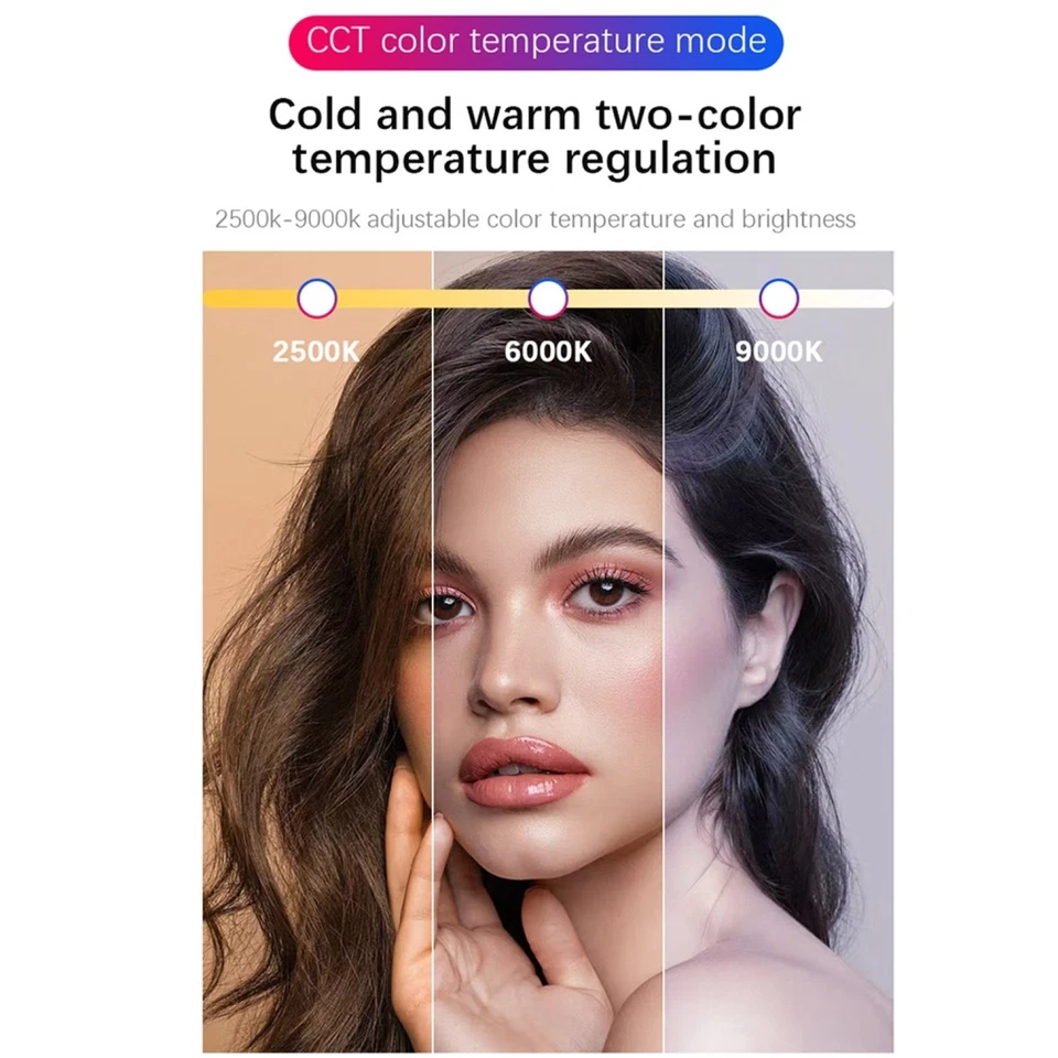 LW140 Full Color RGB LED Video Light 2500K-9000K 1150Lux Photography Fill Lights - Image 4 of 4