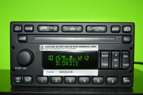 05-07 Ford Escape Mariner factory AM FM 6 disc CD player radio 6L8T-18C815-AD