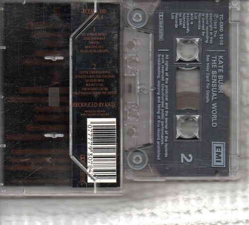 KATE BUSH - The Sensual World - Cassette Tape Album *TCEMD 1010* - Picture 2 of 2