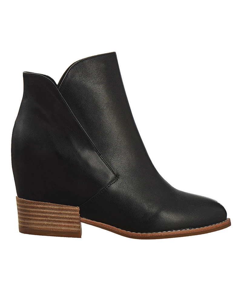 NUEVO ANTHROPOLOGIE $253 ANTÍLOPE NEGRO TULIPÁN ABERTURA BOTAS DE CUERO ZAPATOS TALLA 37 Foto 2 de 4
