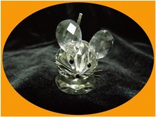 SWAROVSKI 183272 Replika Maus 3,2cm Glas Kristall Bleikristall Figur TOP o. OVP