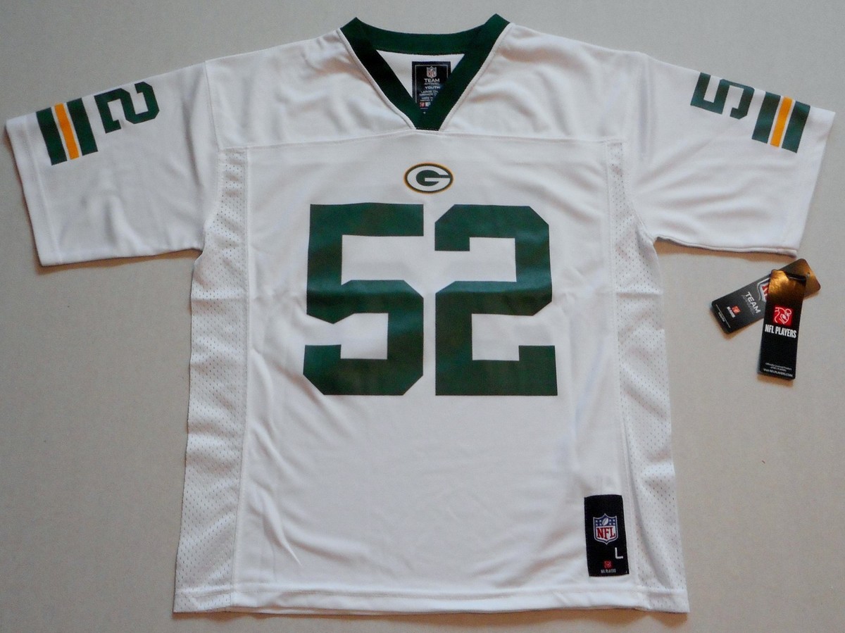 CLAY MATTHEWS GREEN BAY PACKERS #52 NFL REPLICA JERSEY YOUTH L 14