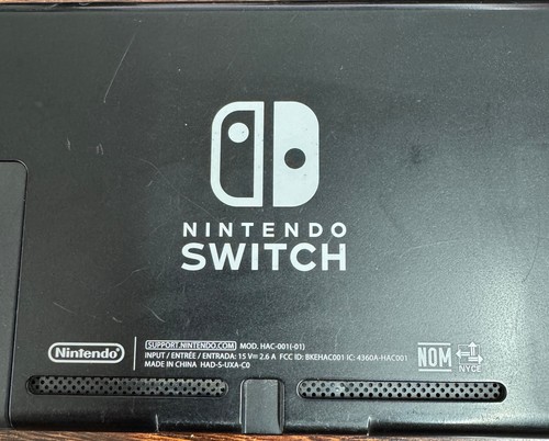 Nintendo Switch System v2 Neon Green Pink Joy-Con with Charger - Great Used Cond - Picture 10 of 11