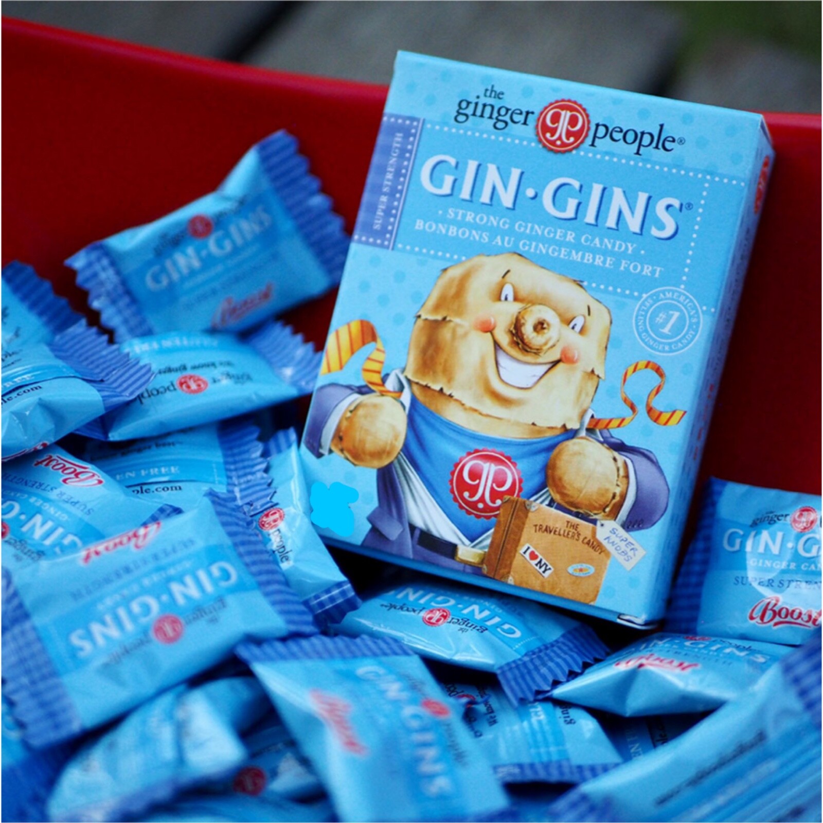 Gin Gins Super Strength Caramel Ginger Candy 2lb Bulk Bag Individually
