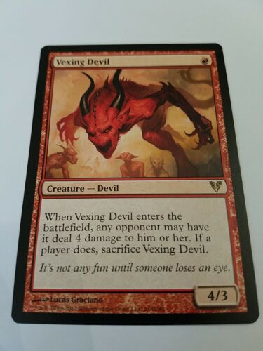 Magic The Gathering Avacyn Restaurado - Vexing Devil casi nuevo x1 - Imagen 1 de 2