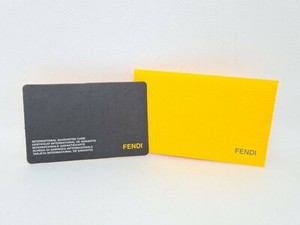 fendi authentication card